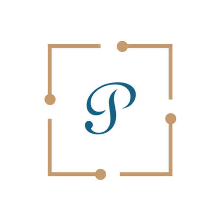 Letter P Business corporate abstract unity vector logo design template
Letter p Logo Template vector icon designのイラスト素材
