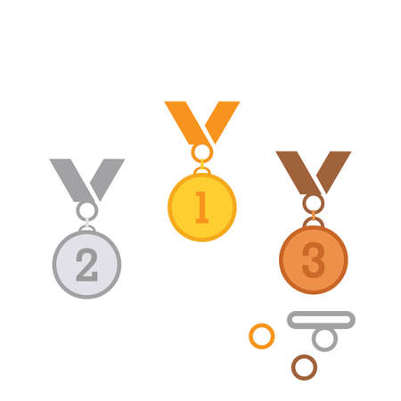 medal logo Template vector illustration icon designのイラスト素材