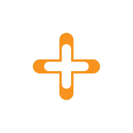 Plus sign icons. Plus sign buttons. Vector illustration.