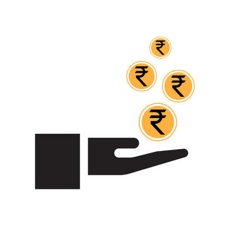Indian Rupee icon. Indian Rupee sign vector
Indian rupee vector icon.のイラスト素材