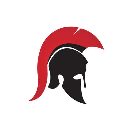 Spartan Gladiator Logo Templateのイラスト素材
