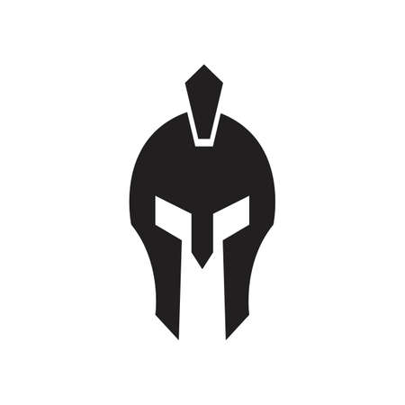 Spartan Gladiator Logo Templateのイラスト素材