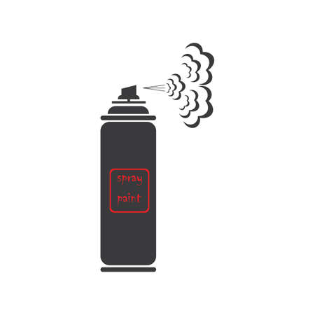 spray paint  vector illustration icon Logo Template designのイラスト素材