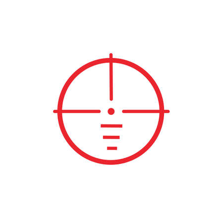 Focus icon, target icon Logo Template vector icon illustration designのイラスト素材