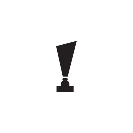 trophy icon vector illustration design templateのイラスト素材