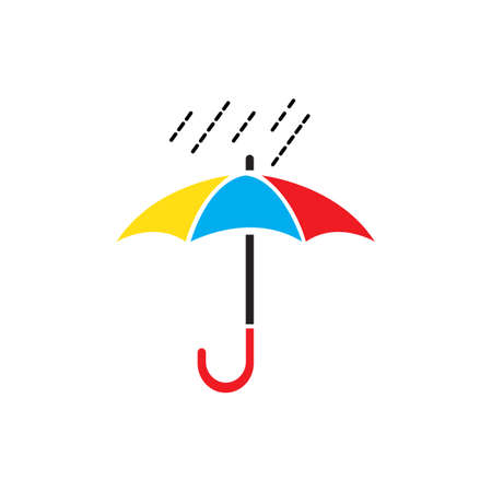 umbrella icon vector illustration template designのイラスト素材
