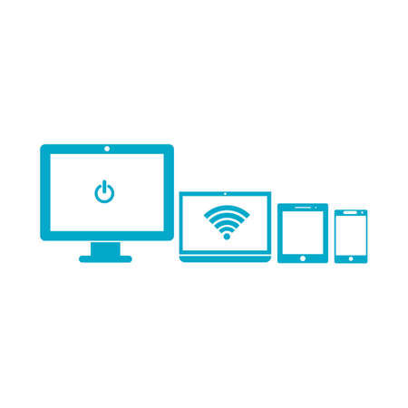 smart devices icon vector illustration design templateのイラスト素材