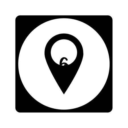 6g internet icon. icon for mobile phone or smart device.&#xA;6th generation of internet 6Gのイラスト素材