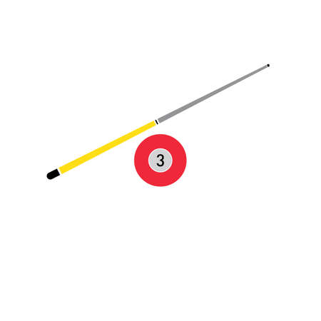billiard logo icon Vector illustration design template - Vectorのイラスト素材