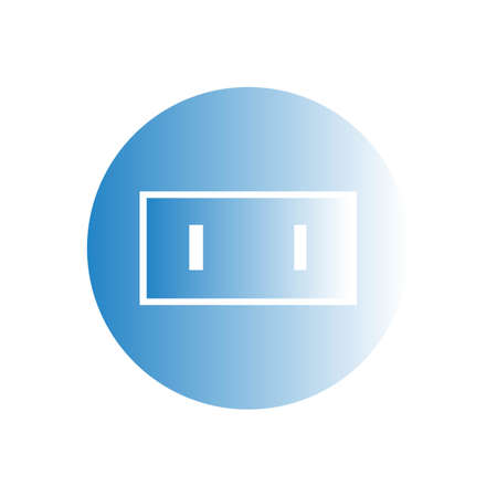 electrical plug Logo Template vector icon illustration designのイラスト素材