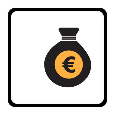 euro money vector icon illustration design template - vectorのイラスト素材