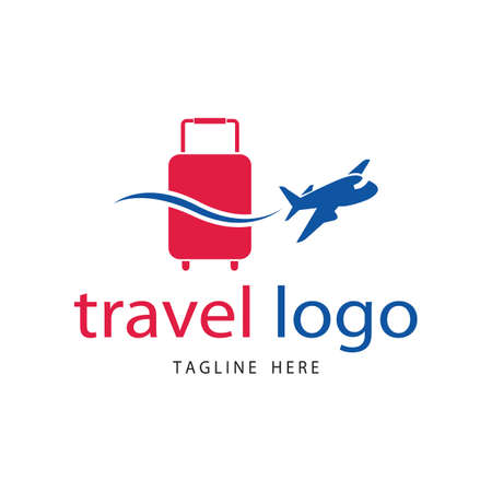 Travel logo vector icon design template-vectorのイラスト素材