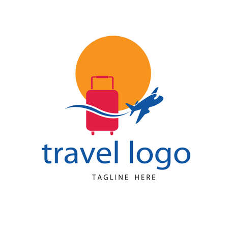 Travel logo vector icon design template-vectorのイラスト素材