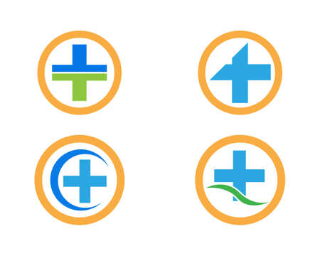 Health Medical Logo template vector illustration designのイラスト素材