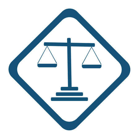 justice law Logo Template vector illsutration designのイラスト素材