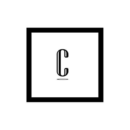 modern Letter C Logo Template vector icon designのイラスト素材