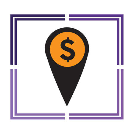 dollar money vector icon illustration design template - vectorのイラスト素材