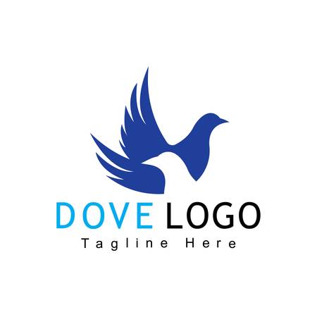 Bird Dove Logo Template
Bird logo template, Animal flying icon design vectorのイラスト素材