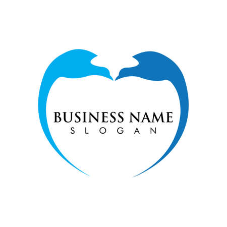 Bird Dove Logo Template
Bird logo template, Animal flying icon design vectorのイラスト素材