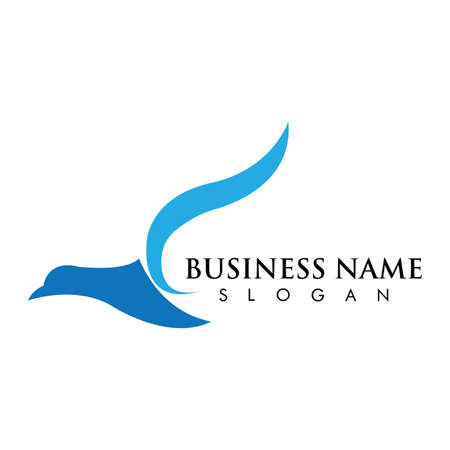 Bird Dove Logo Template
Bird logo template, Animal flying icon design vectorのイラスト素材