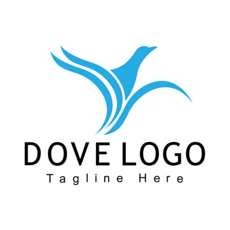 Bird Dove Logo Template
Bird logo template, Animal flying icon design vectorのイラスト素材