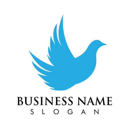 Bird Dove Logo Template
Bird logo template, Animal flying icon design vectorのイラスト素材