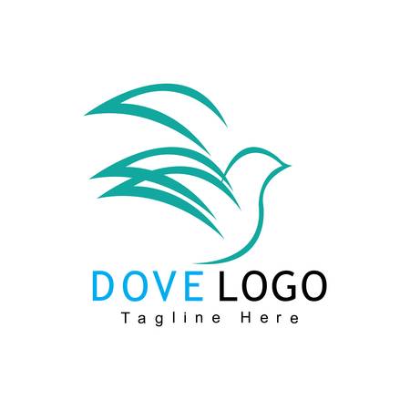 Bird Dove Logo Template
Bird logo template, Animal flying icon design vectorのイラスト素材