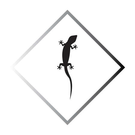 Lizard vector icon logo and symbols template - Vectorのイラスト素材