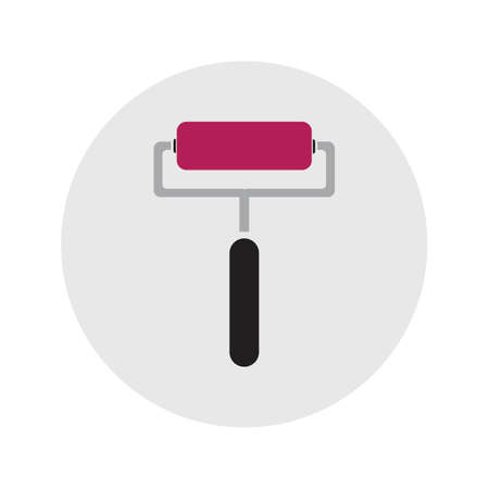 Paint roller icon vector illustration design templateのイラスト素材