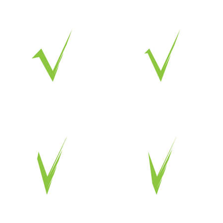 check mark icon vector illustration design templateのイラスト素材