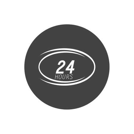 twenty four hours icon,&#xA;24 hours vector iconのイラスト素材