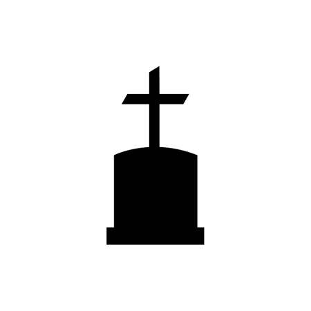 christian cemetery icon vector illustration design templateのイラスト素材