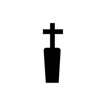 christian cemetery icon vector illustration design templateのイラスト素材