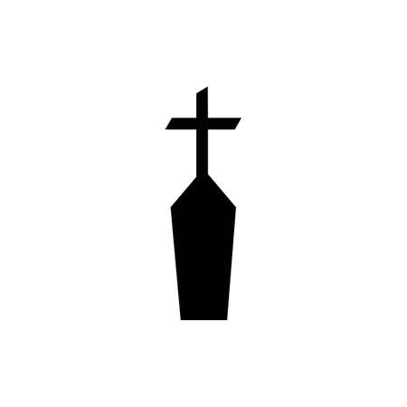 christian cemetery icon vector illustration design templateのイラスト素材