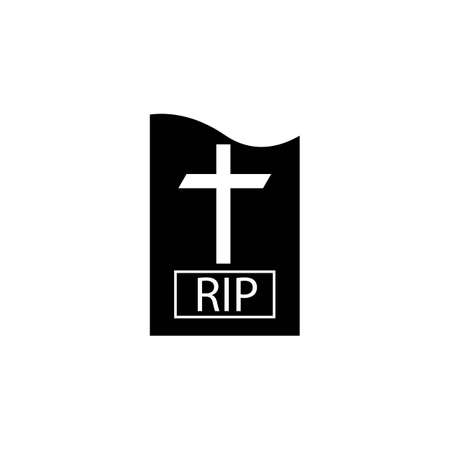 christian cemetery icon vector illustration design templateのイラスト素材