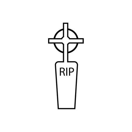 christian cemetery icon vector illustration design templateのイラスト素材