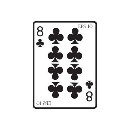 playing card Vector Icon illustration design templateのイラスト素材