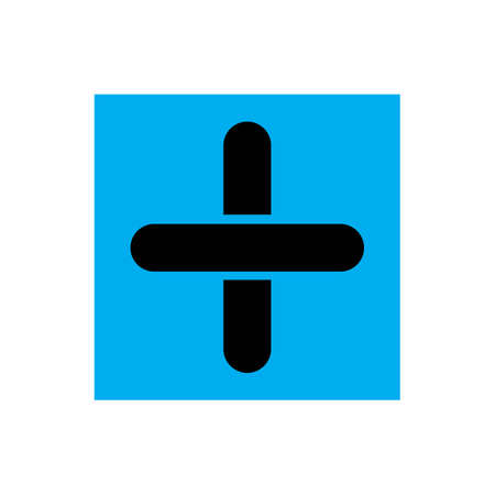 Plus sign icons. Plus sign buttons. Vector illustration.のイラスト素材