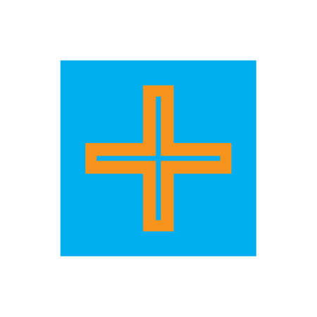 Plus sign icons. Plus sign buttons. Vector illustration.のイラスト素材