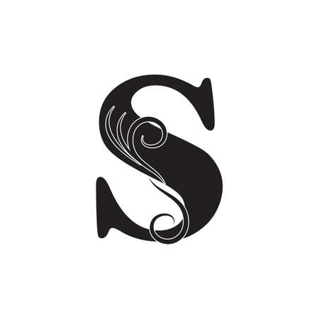 Letter S Business corporate abstract unity vector logo design templateLetter S Logo Template vector icon designのイラスト素材
