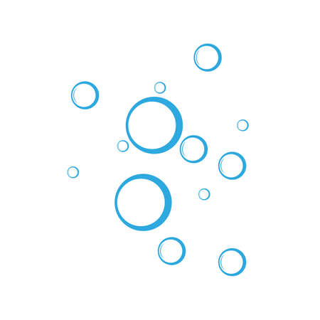 Bubble water vector illustration design templateのイラスト素材
