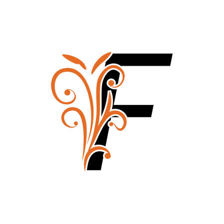F Letter vector icon illustration designのイラスト素材