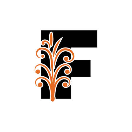 F Letter vector icon illustration designのイラスト素材