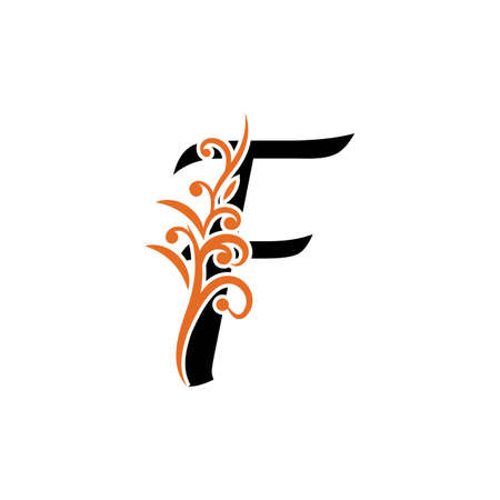 F Letter vector icon illustration designのイラスト素材