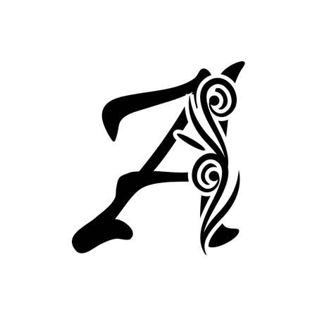 Letter A Logo Template vector icon designのイラスト素材