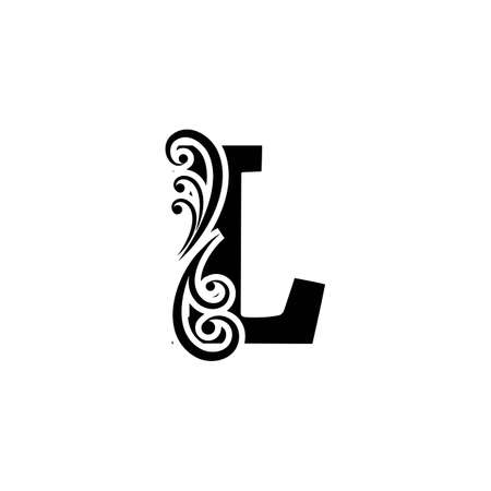 Letter L Logo Template vector icon designのイラスト素材