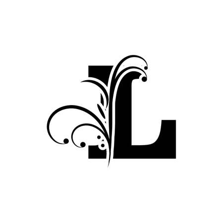 Letter L Logo Template vector icon designのイラスト素材