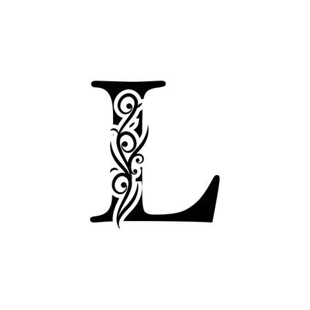 Letter L Logo Template vector icon designのイラスト素材