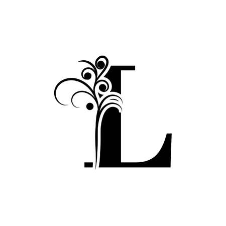 Letter L Logo Template vector icon designのイラスト素材