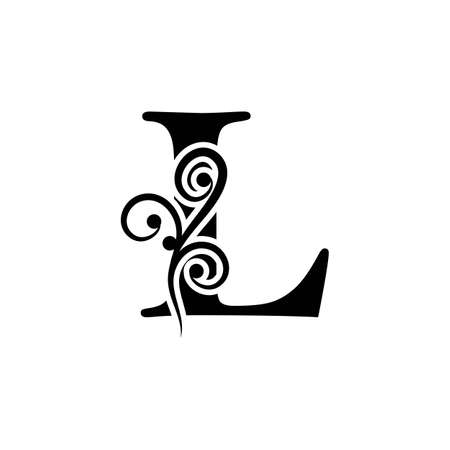 Letter L Logo Template vector icon designのイラスト素材